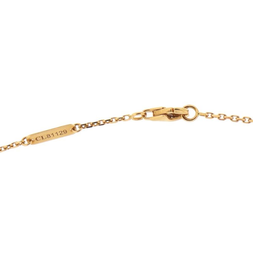Van Cleef & Arpels Vintage Alhambra Pendant Necklace 18K Yellow Gold and Onyx - - Picture 3 of 4